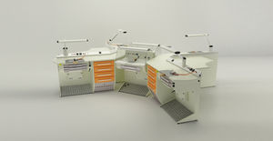 puesto de trabajo para laboratorio dental con luz 1