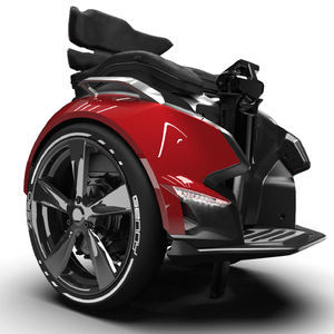 transportador personal eléctrico sentado