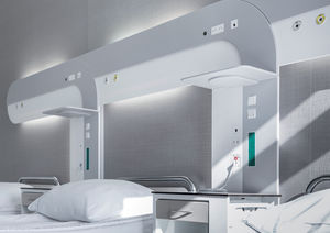 unidad médica de cabecera horizontal / con luz