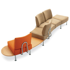 asiento con estructura modular para sala de espera
