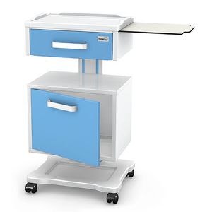 mesa de cabecera con ruedas