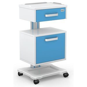 mesa de cabecera con cajones