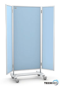 biombo médico con ruedas