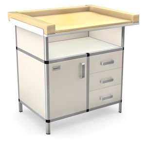plataforma de trabajo con cajón