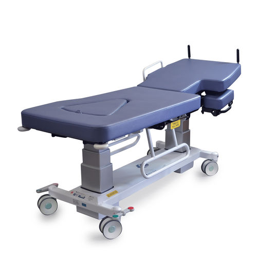 Mesa de reconocimiento para ecocardiografía - ECHO-FLEX 5002  - IBIOM Instruments - eléctrica / de altura variable / con respaldo regulable
