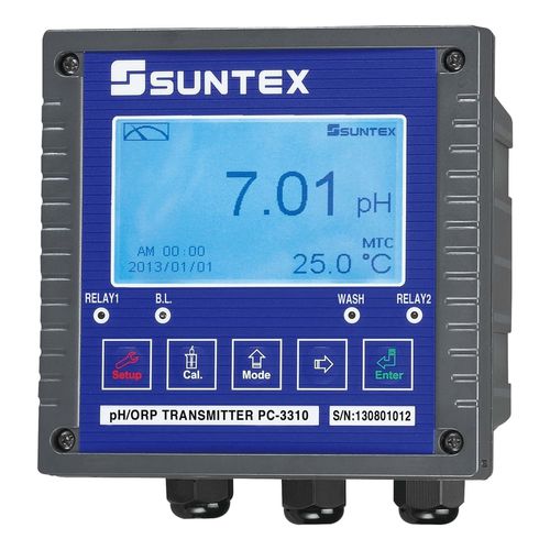 Transmisor ORP - PC-3310  - Suntex Instruments - de pH / de bioquímica / para evaluaciones medioambientales