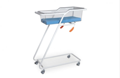 Cuna hospitalaria Trendelenburg invertida - PLUS BK-01 / BK-01 - Medikal 2000 - con ruedas / transparente