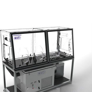 Caja de guantes de contención - Asynt - de laboratorio / de pie / con filtro HEPA