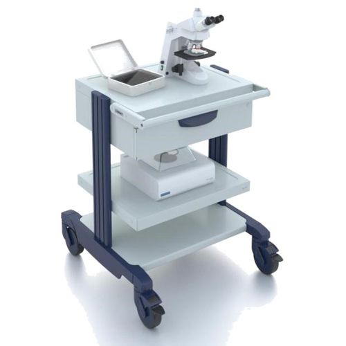 Carro para dispositivos médicos - Laboratory - Extron / Knurr - para material de laboratorio / de almacenamiento / de aluminio