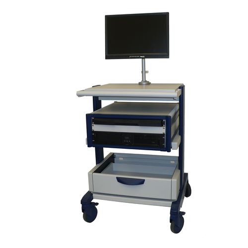 Carro informático con cajón - Dacomobile®  - Extron / Knurr