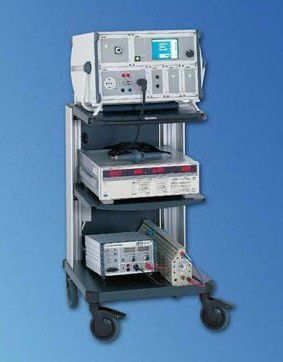 Carro para dispositivos médicos - metramobile® MET 20000 - Extron / Knurr - para transporte / 3 estantes