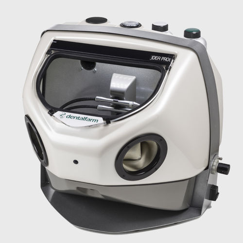 Chorro de arena automático - IDEA PRO - Dentalfarm Srl - con pedal / 1 tanque