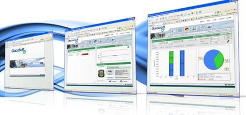 Software de gestión de la diabetes - GlucoLog - A. Menarini Diagnostics - de telemonitorización de la diabetes / médico / para tablet PC