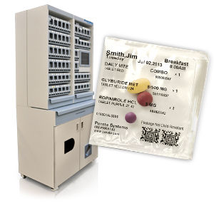 Sistema automatizado de distribución de medicamentos - Parata PASS™ 208, Parata PASS™ 500 - Parata Systems - para farmacia
