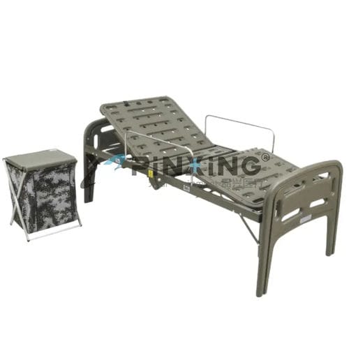 Cama de hospital de campaña - PX-ZS2-900 - Pinxing Medical Equipment - manual / plegable / de 4 secciones