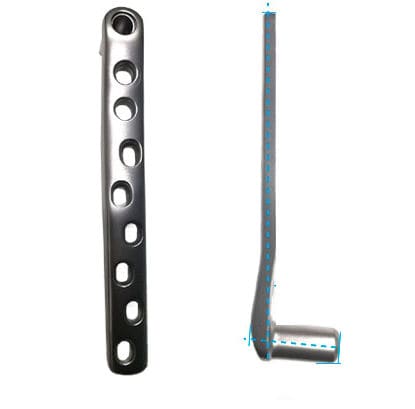 Placa de compresión para cóndilo femoral - DCS  - Surgival - porción distal / porción proximal / bloqueada