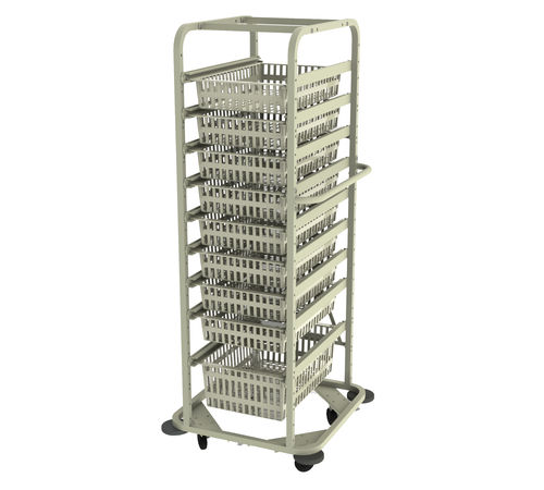 Carro para transporte - CRT-150-OP-1 - Pegasus Medical Concepts - con estante / estructura abierta