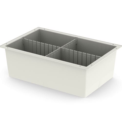 Bandeja médica - 20X40X60 cm ABD Modular ISO System - Pegasus Medical Concepts - de ABS / modulable