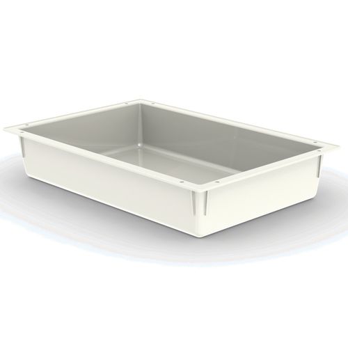 Bandeja médica - Non Dividable 10cm Tray 10X40X60cm - Pegasus Medical Concepts - de ABS / modulable