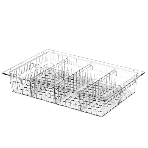 Canasta de policarbonato - Clear Basket - 10X40X60 cm - Pegasus Medical Concepts - modulable