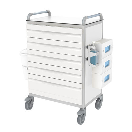 Carro de emergencia -  Artemis - Pegasus Medical Concepts - médico / de hospital / de aislamiento