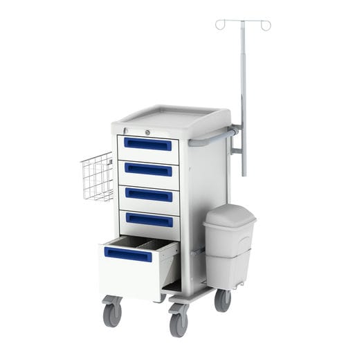 Carro médico - CRT-NM39-84444 - Pegasus Medical Concepts - de hospital / de uso general / para traslado de camas