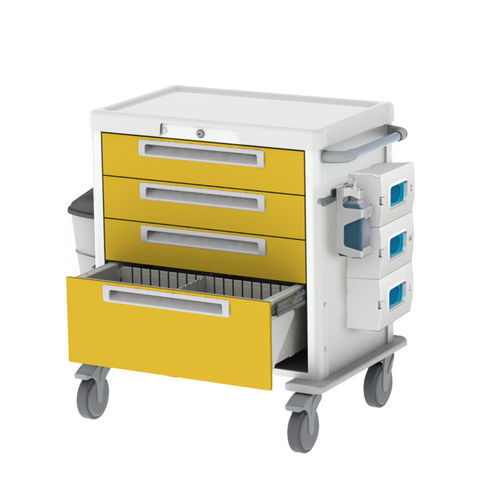 Carro médico - CRT-M35-8444 - Pegasus Medical Concepts - de hospital / de uso general / de aislamiento