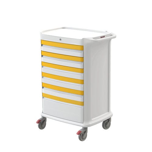 Carro de hospital - POLY ISO  - Pegasus Medical Concepts - para medicamentos / de aislamiento / con cajón