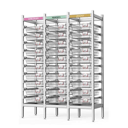 Estantería modular - Salus  - Pegasus Medical Concepts - para contenedores / para cestas / de farmacia