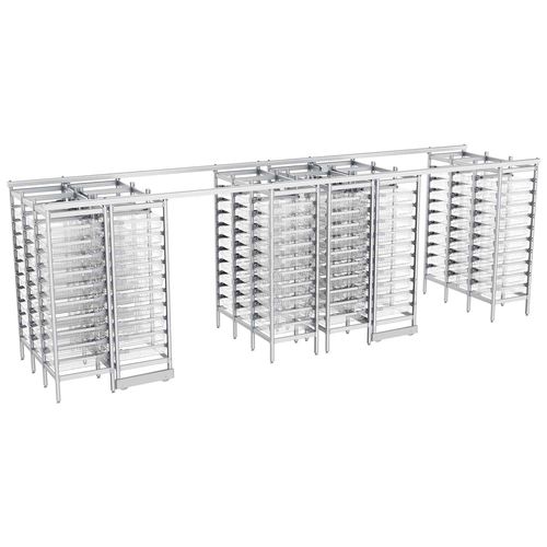 Estantería modular - SALUS HIGH DENSITY +  - Pegasus Medical Concepts - para contenedores / para cestas / de farmacia