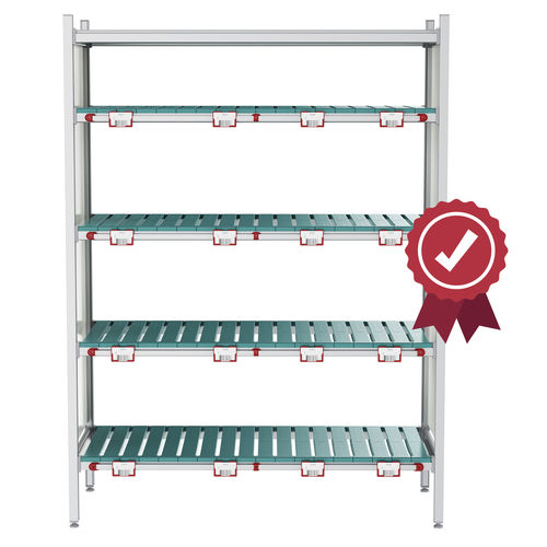 Estantería modular - Max Salus - Pegasus Medical Concepts - para contenedores / de farmacia / para lavandería