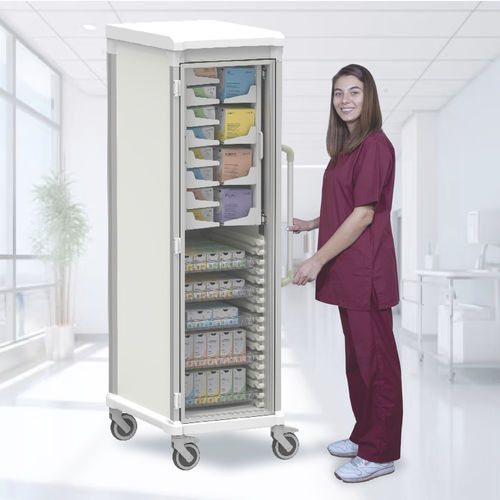Carro para sutura - Dual-access - Pegasus Medical Concepts - médico / quirúrgico / para objetos esterilizados