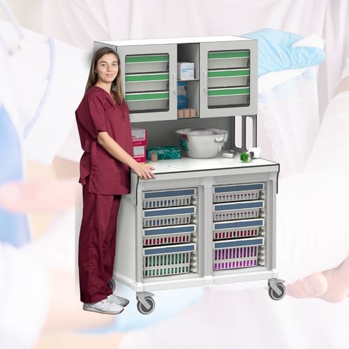 Carro para escayola - Pegasus Medical Concepts - médico / de hospital / para consumibles