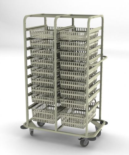 Carro para transporte - CRT-150-OP-2 - Pegasus Medical Concepts - con estante / estructura abierta