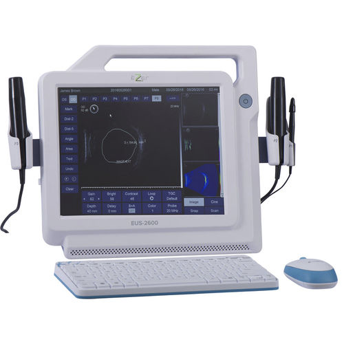 Ecógrafo portátil - EUS-2600 - US Ophthalmic - para exploración oftálmica / blanco y negro / pantalla táctil