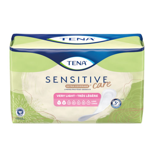 Compresa higiénica para mujer - EXTRA COVERAGE VERY LIGHT - TENA - caja de 50