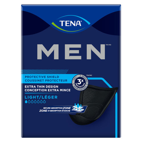 Compresa higiénica para hombre - Men™ Protective Shield Light - TENA - caja de 14