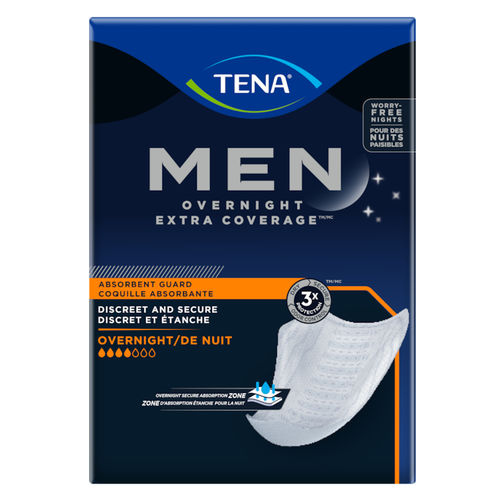 Compresa higiénica para hombre - Men™ Overnight Extra Coverage Guard - TENA - caja de 16
