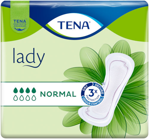 Compresa higiénica para mujer - Lady Normal - TENA - caja de 24 unidades
