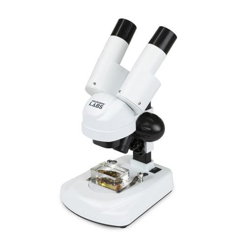 Estereomicroscopio óptico - LABS S20 - Celestron - de laboratorio / binocular / 3D