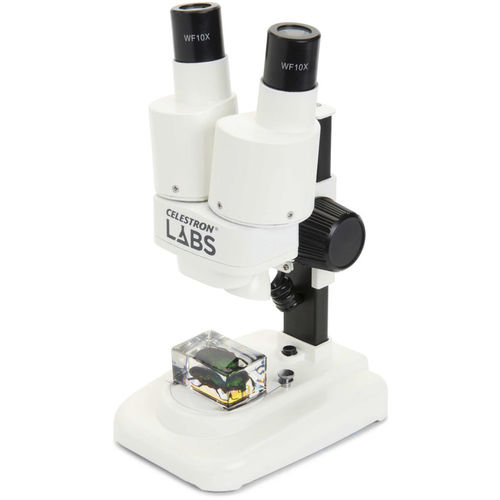Estereomicroscopio óptico - LABS S20 - Celestron - de laboratorio / de formación / 3D
