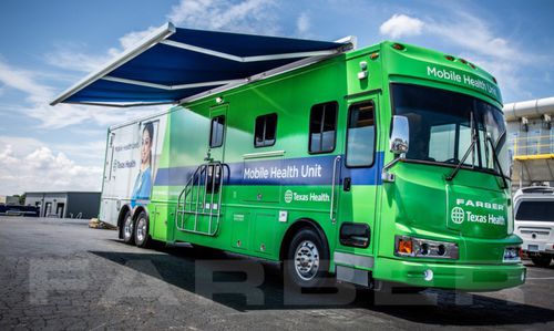 Unidad móvil hospitalaria para mamografía - 16651 - Farber Specialty Vehicles - autobús / diésel