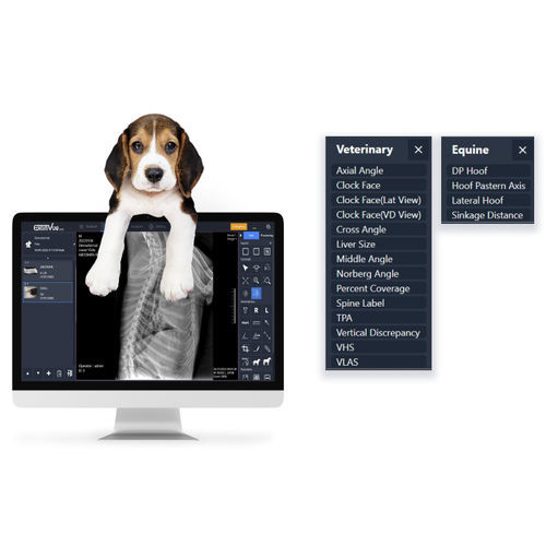 Software para radiología veterinaria - ExamVue Duo - JPI Healthcare Solutions - de análisis / de gestión / de diagnóstico