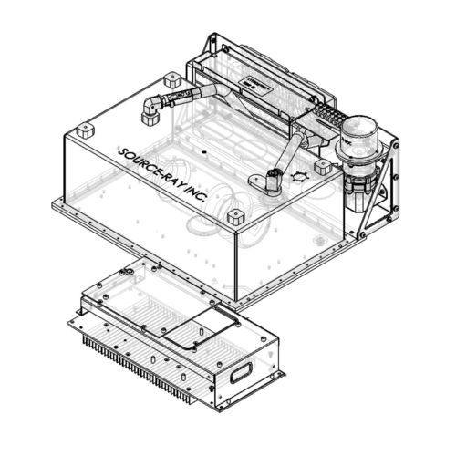 Generador de rayos X para radiología - XRS-200  - Source-Ray, Inc - integrado en el equipo