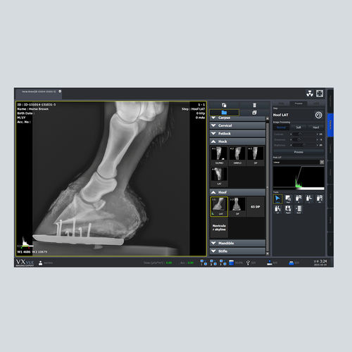 Software de radiografía - VXvue  - Vieworks - para radiología veterinaria / de gestión / visualizador
