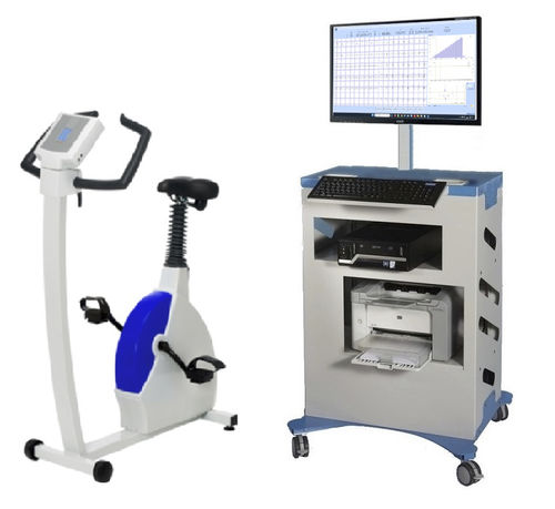 Equipo para pruebas de esfuerzo cardíaco - EUROERGO BT - LUMED - con bicicleta de ejercicios