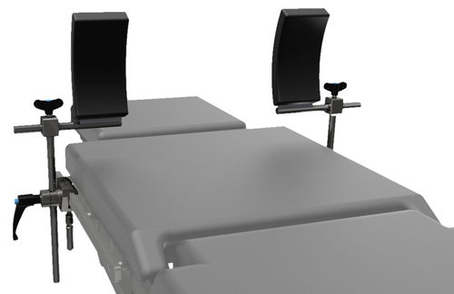 Soporte para hombros para mesa de operaciones - A04 PLUS - Nuova BN - de acero inoxidable / ajustable / de altura regulable