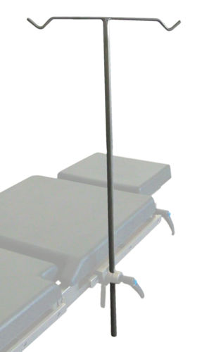 Portasueros para mesa de reconocimiento - A16/A - Nuova BN - 2 ganchos / para cama / para mesa de operaciones