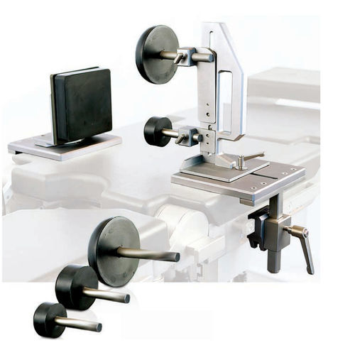 Soporte para pubis para mesa de operaciones - A12/H - Nuova BN - de acero inoxidable / ajustable / de altura regulable