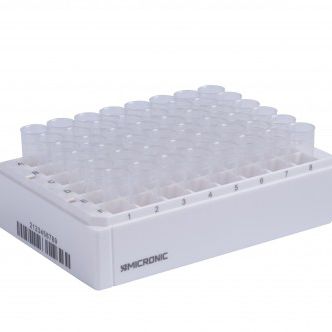 Tubo de ensayo de fondo plano - MP32200, MP52441-Z20 - MICRONIC - de polipropileno / para almacenamiento de muestras